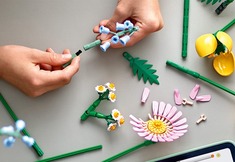 Klein zomers boeket - 9