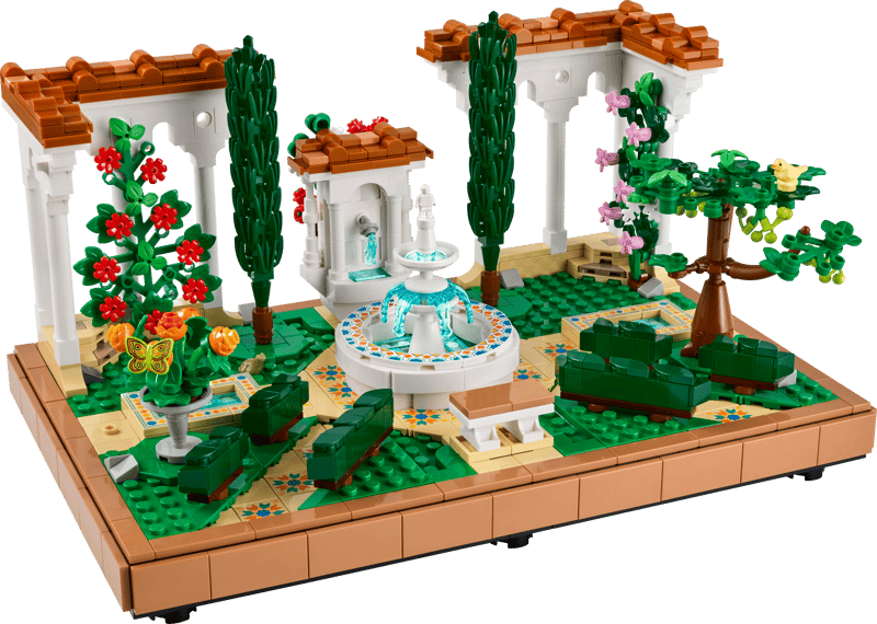 LEGO Tuin met fontein