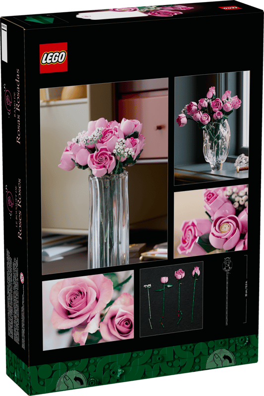 Roze rozenboeket - 8