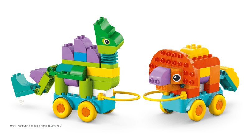 3-in-1 dinosaurussen op wielen - 3