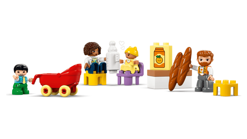 3-in-1 modern woonhuis met figuren - 3