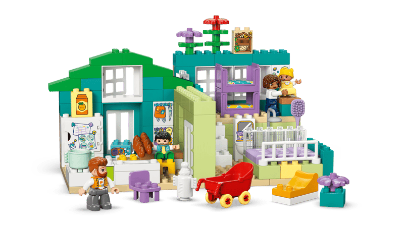 3-in-1 modern woonhuis met figuren - 4