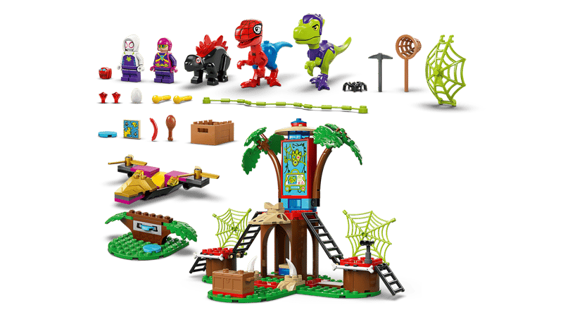 Spidey en Gobby's raptorstrijd bij de bo - 3