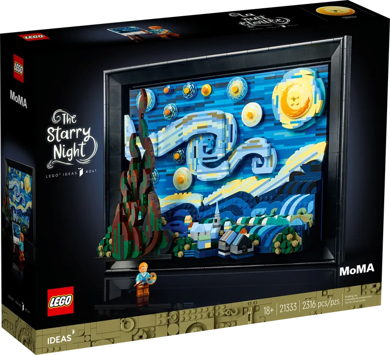 LEGO Vincent van Gogh - De sterrennacht