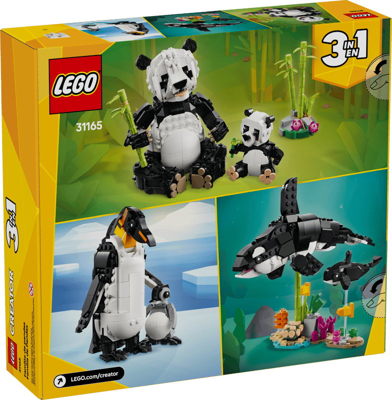 Wilde dieren: pandafamilie - 6