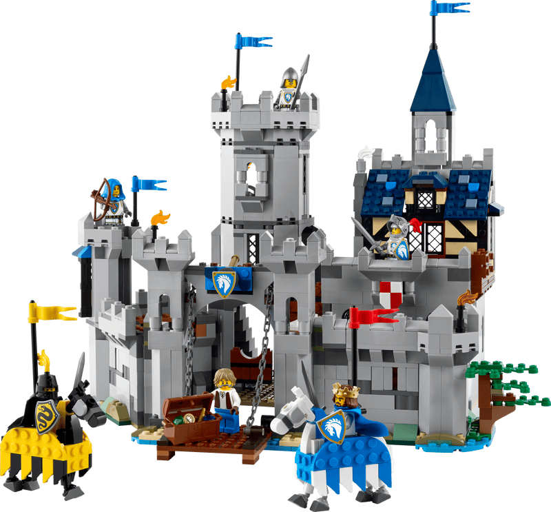 LEGO Middeleeuws kasteel met ridders te paard