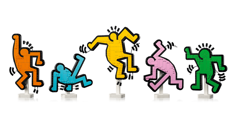 Keith Haring – Dansende figuren - 3