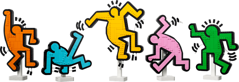 LEGO Keith Haring – Dansende figuren