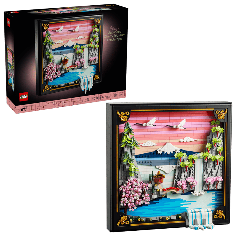 Landschap met Japanse kersenbloesems - 2