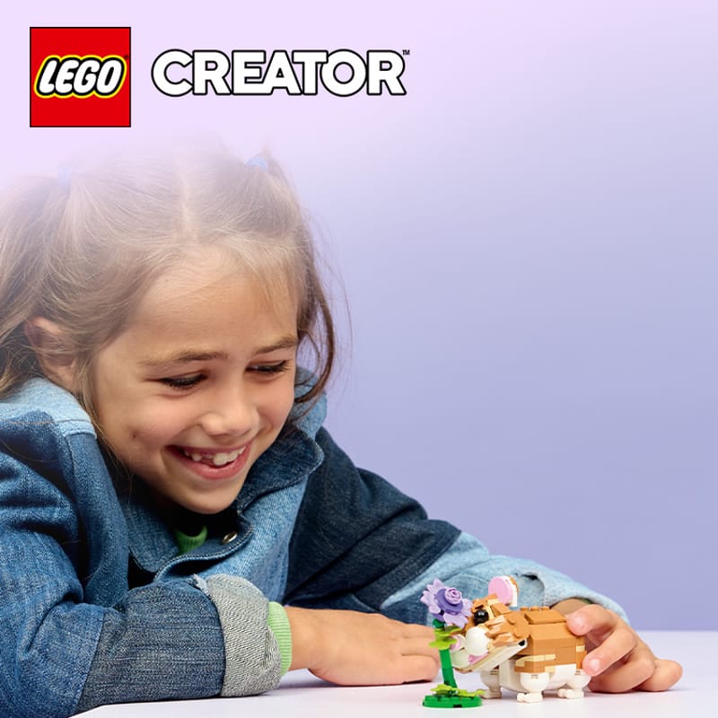 Schattige hamster met bloem - 11