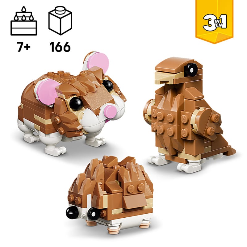 Schattige hamster met bloem - 14