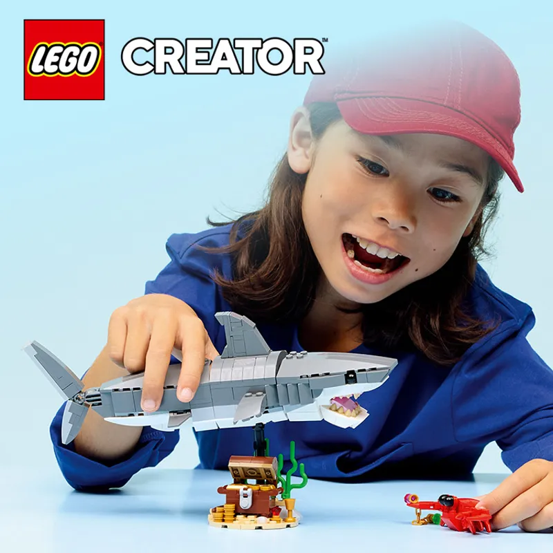 Woeste haai met schatkist - 10