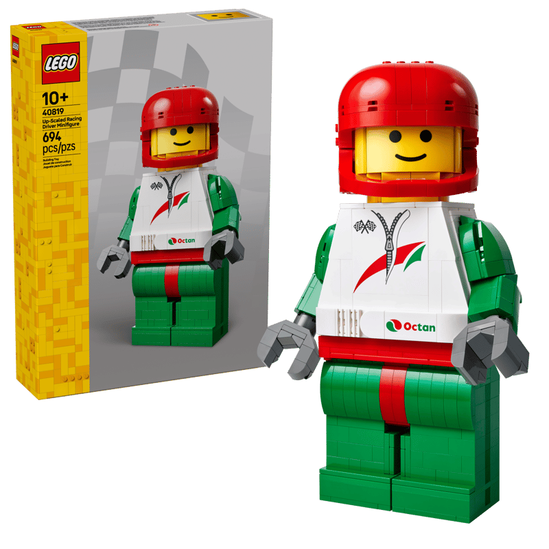 Grote minifiguur van een coureur - 2