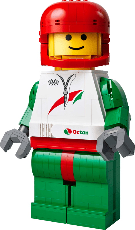 LEGO Grote minifiguur van een coureur