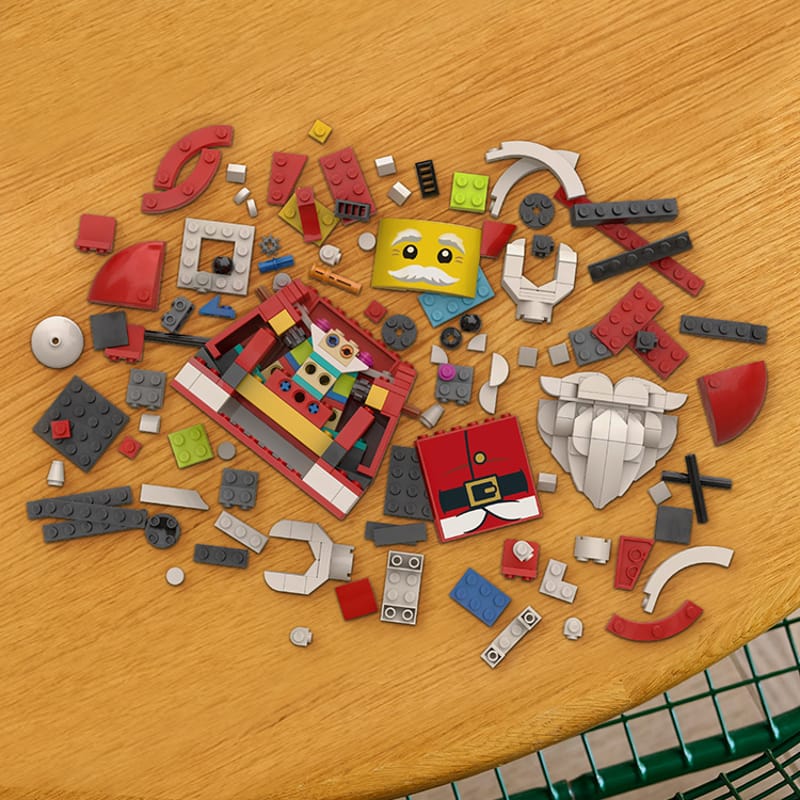 Grote minifiguur van de Kerstman - 14