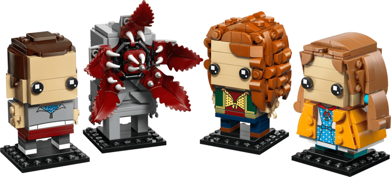 LEGO Elf, Max, Demogorgon en Holly figuren