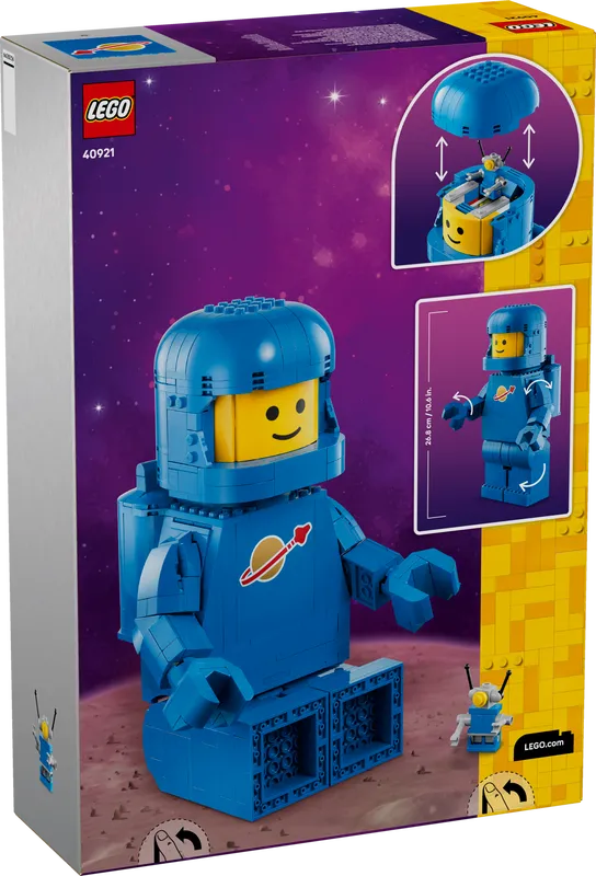 Grote blauwe minifiguur van een astronau - 7