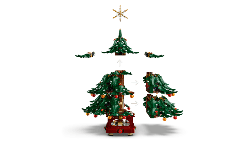 Decoratieve kerstboom voor het hele gezi - 4