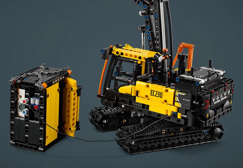 Volvo FMX truck & EC230 elektrische graa - 10