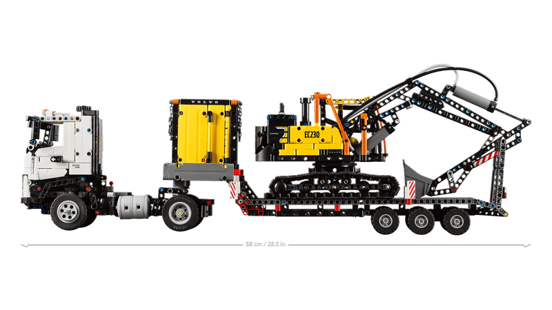 Volvo FMX truck & EC230 elektrische graa - 3