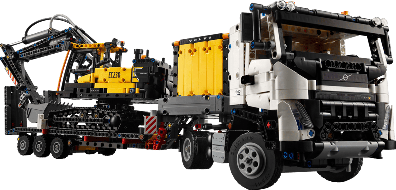 LEGO Volvo FMX truck & EC230 elektrische graafmachine