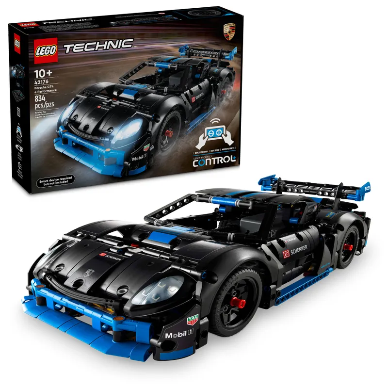 LEGO Porsche GT4 e-Performance racewagen