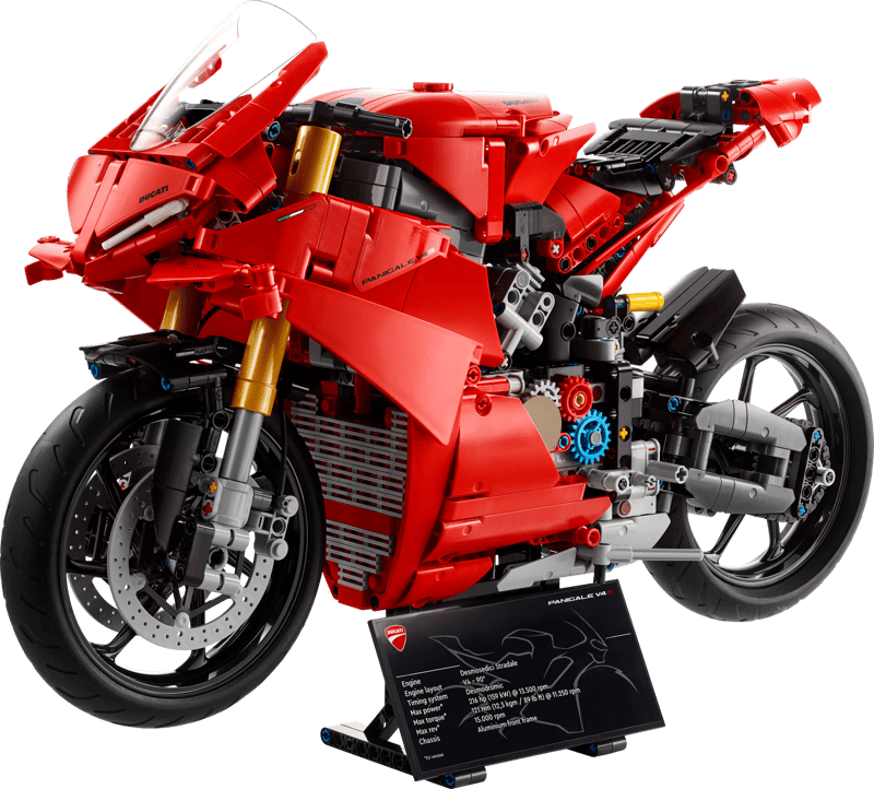 LEGO Ducati Panigale V4 S motor