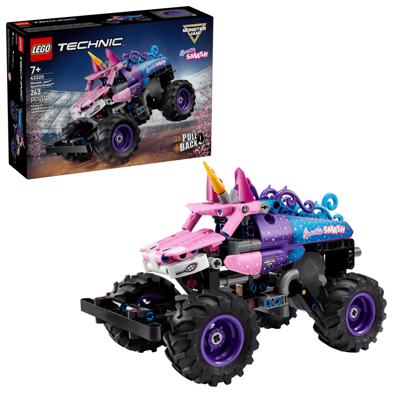 Monster Jam™ Sparkle Smash™ pull-back - 2