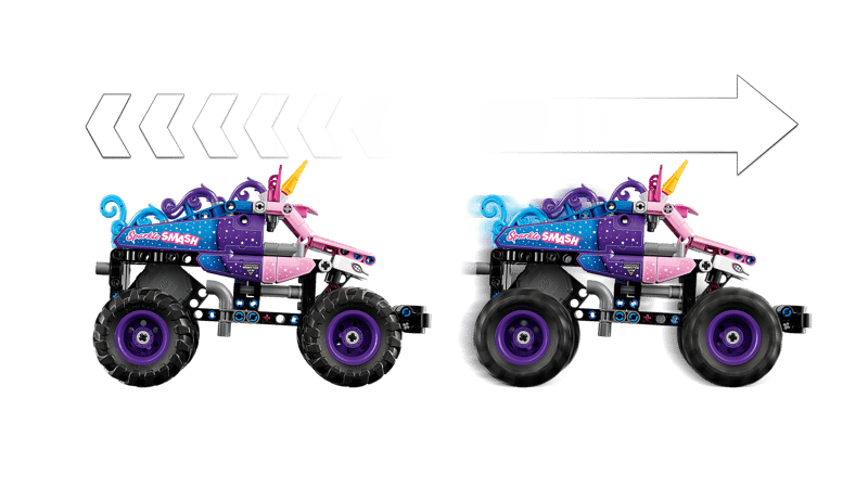 Monster Jam™ Sparkle Smash™ pull-back - 4