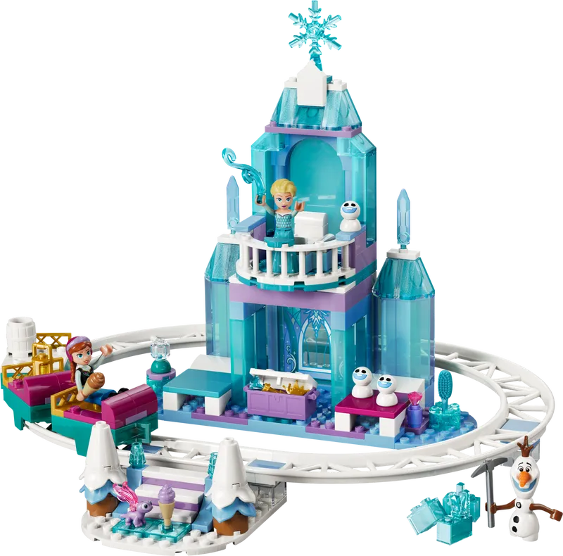 LEGO Elsa's ijskasteel en sneeuwrit