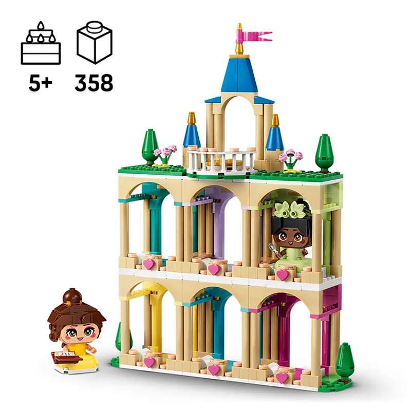 Mini Belle en Tiana met kasteel - 14