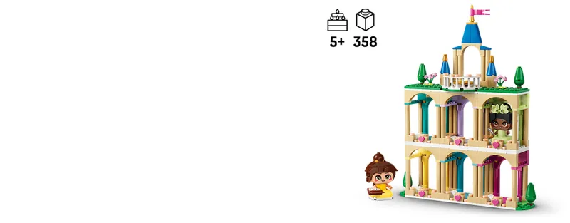 Mini Belle en Tiana met kasteel - 15