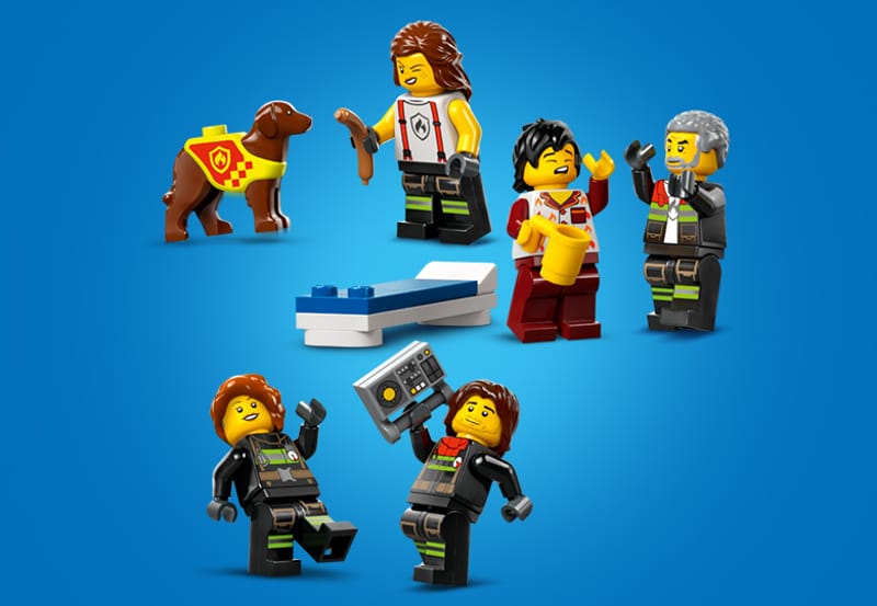 Brandweerkazerne en brandweerauto - 14