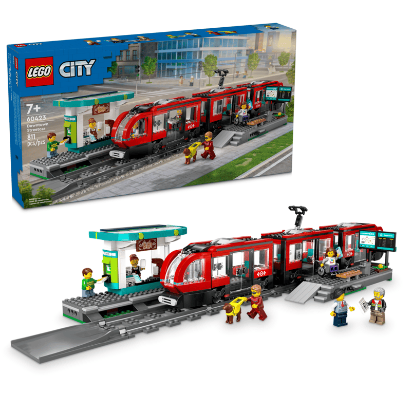 LEGO Stadstram en station