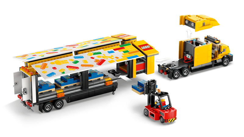 Gele vrachtwagen - 6