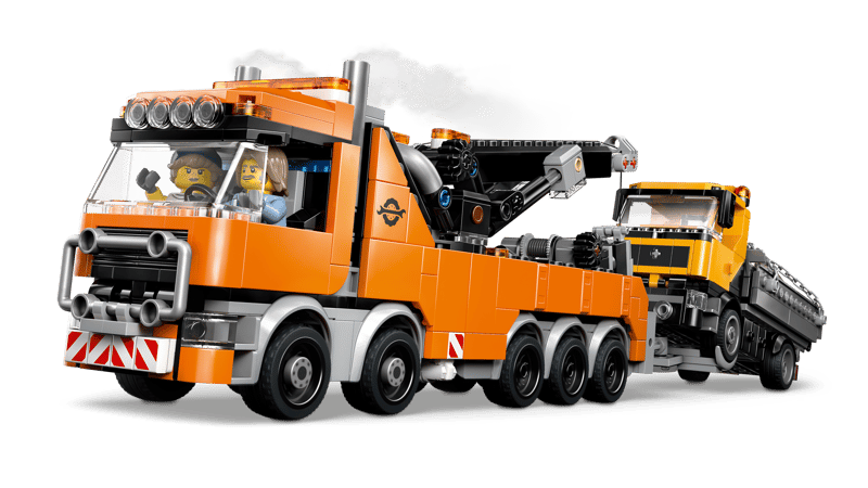 Zware sleepwagen met kraan - 4