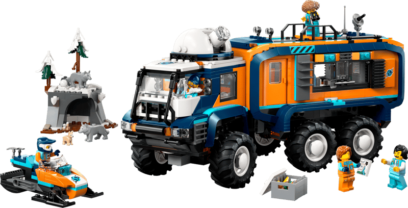 LEGO Laboratoriumtruck op de Noordpool