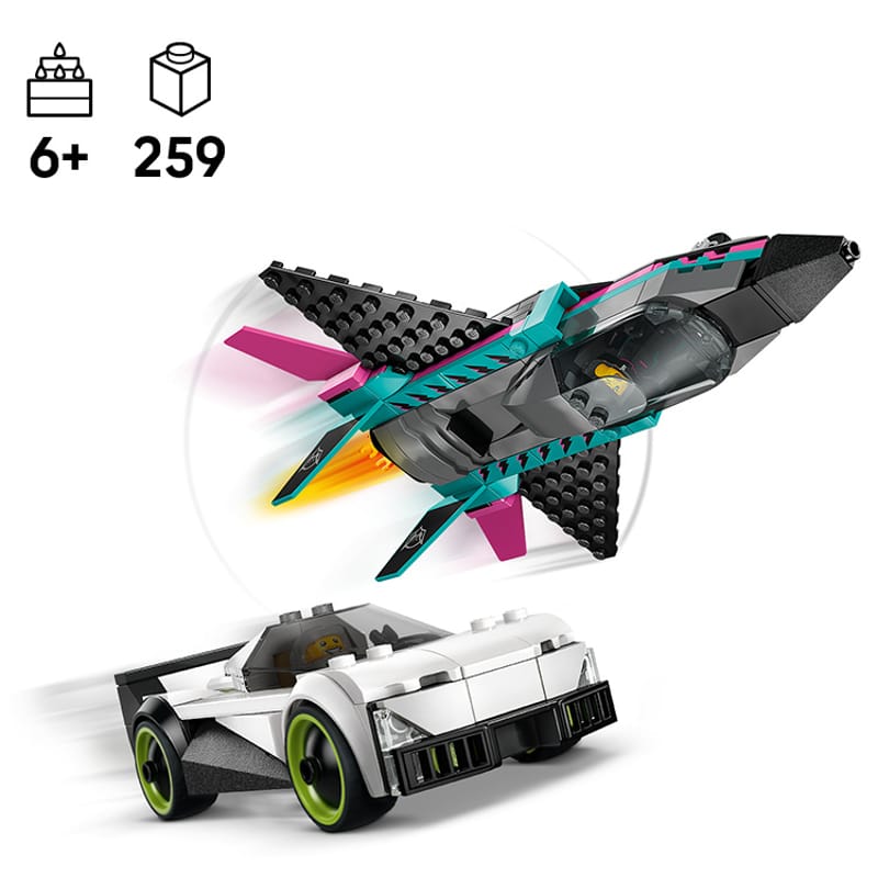 Straalvliegtuig vs. sportauto - 15
