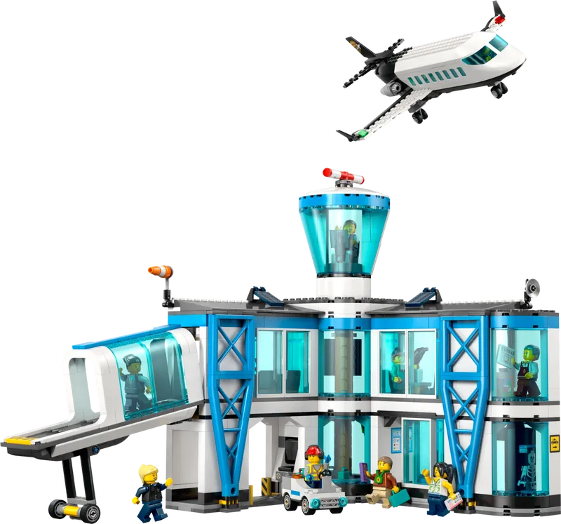 LEGO Luchthaven met vliegtuig