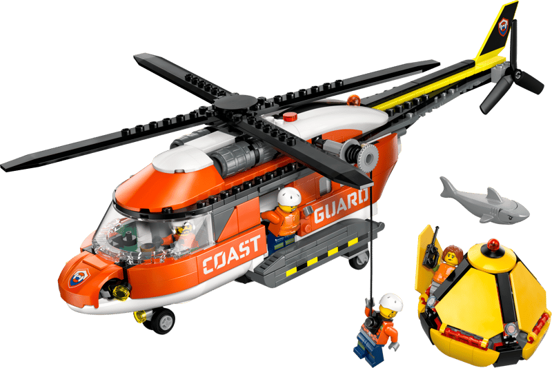 LEGO Kustwacht helikopter
