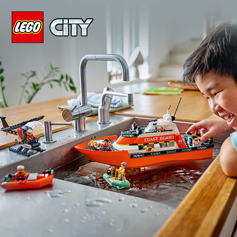 Kustwacht reddingsboot met helikopter - 11