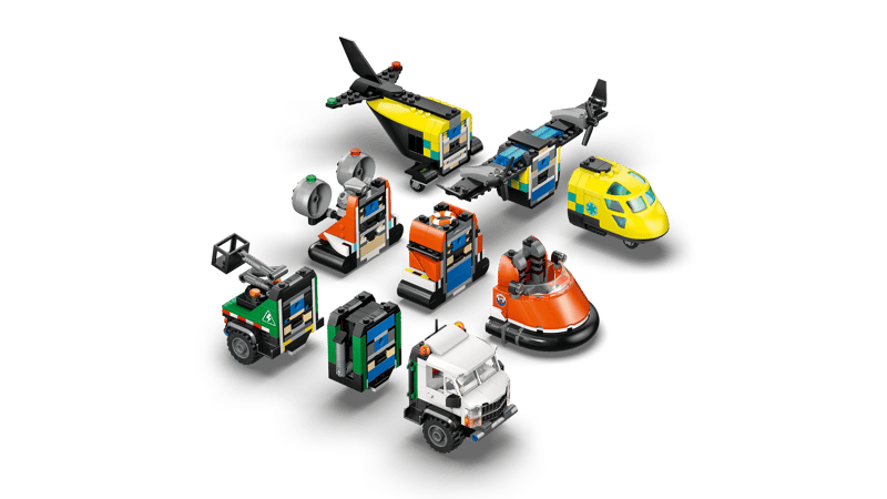 Vliegtuig, servicewagen en hovercraft re - 4