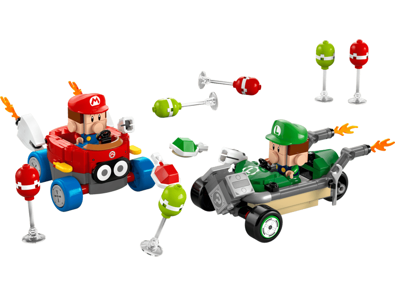 LEGO Mario Kart™ – Baby Mario vs. Baby Luigi