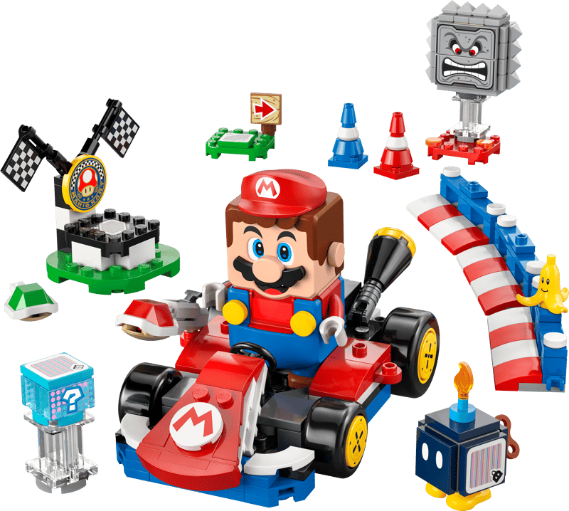 LEGO Mario Kart™ – Interactieve LEGO® Mario™ en standaardkart