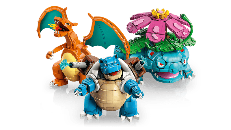 Venusaur, Charizard en Blastoise - 5