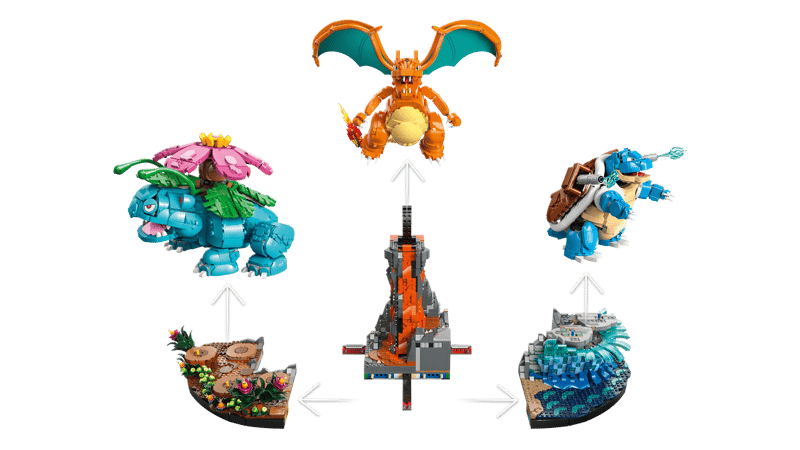 Venusaur, Charizard en Blastoise - 6