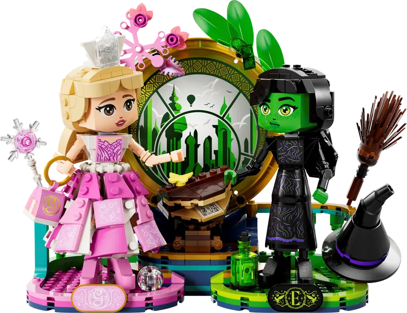 LEGO Elphaba en Glinda figuren