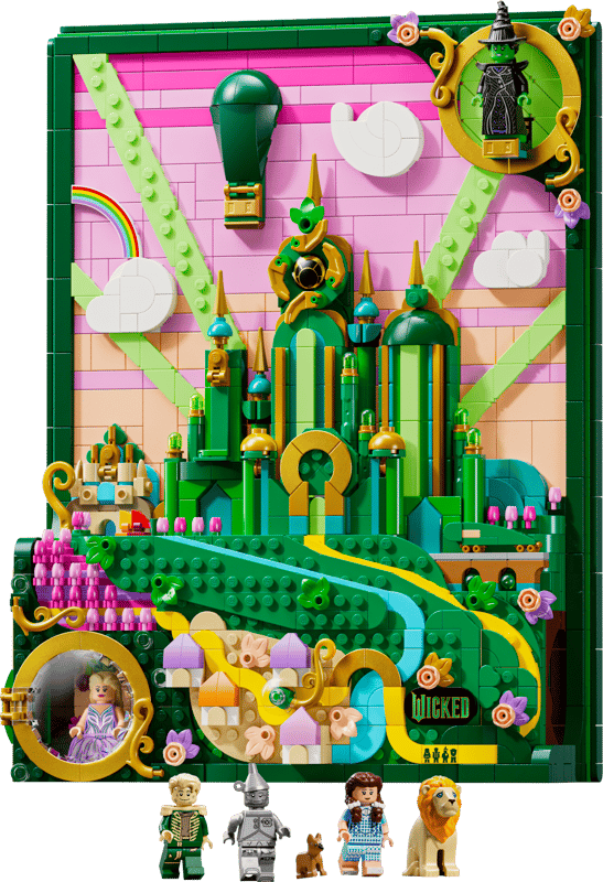 LEGO Emerald City muurkunst