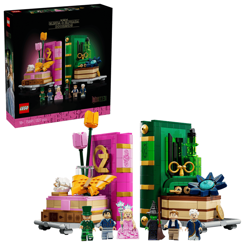 Glinda en Elphaba boekensteunen - 2