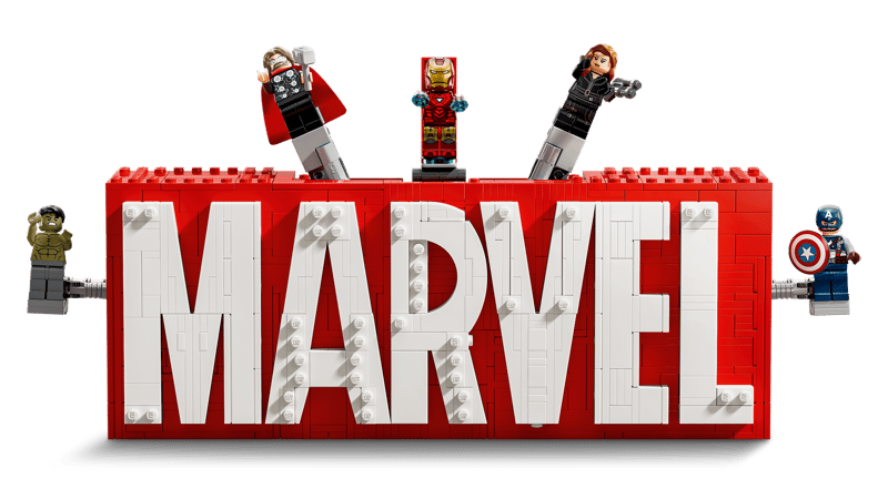 MARVEL logo en minifiguren - 3